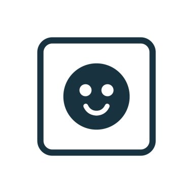 simge yuvarlak kareler Filler'daki gülümse