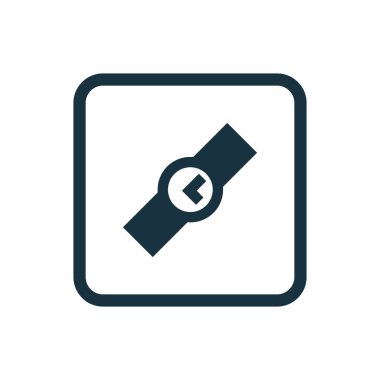 saat simgesini yuvarlak kareler düğmesi