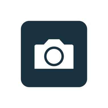 kamera simgesi yuvarlak kareler düğmesi