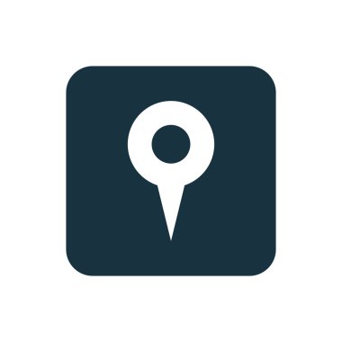 PIN simgesi yuvarlak kare düğmesini göster