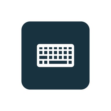 klavye simgesini yuvarlak kareler düğmesi