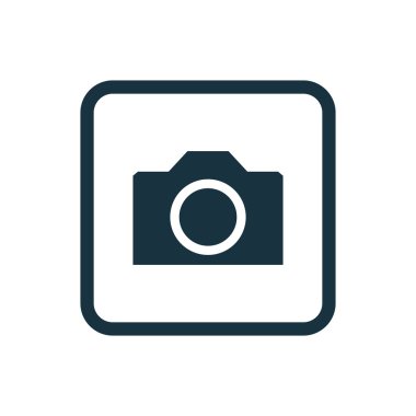 kamera simgesi yuvarlak kareler düğmesi