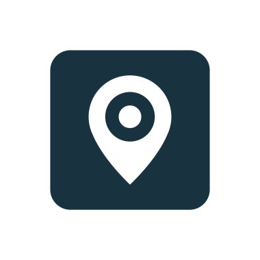 PIN simgesi yuvarlak kareler Filler'daki göster