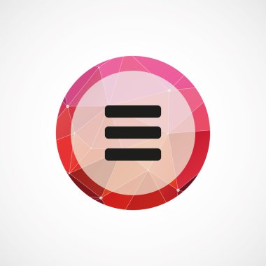 Daire pembe üçgen arka plan ICO listesi