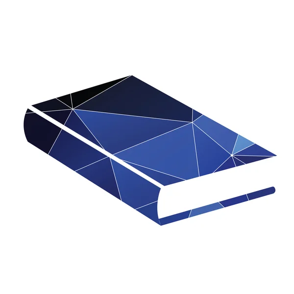 Icône du livre Triangle abstrait — Image vectorielle