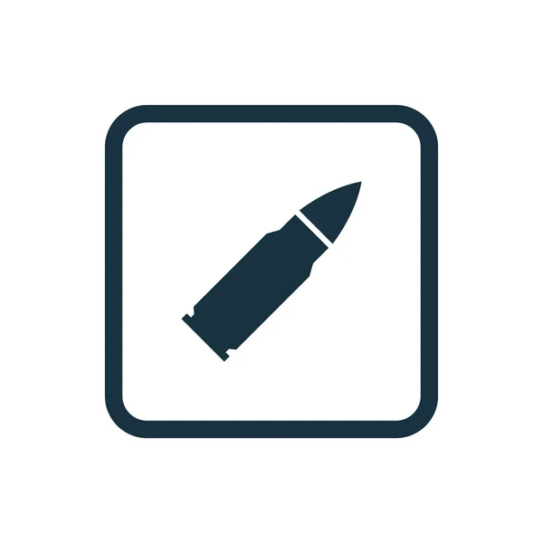 Bullet ikona zaoblené čtverečky zob — Stockový vektor