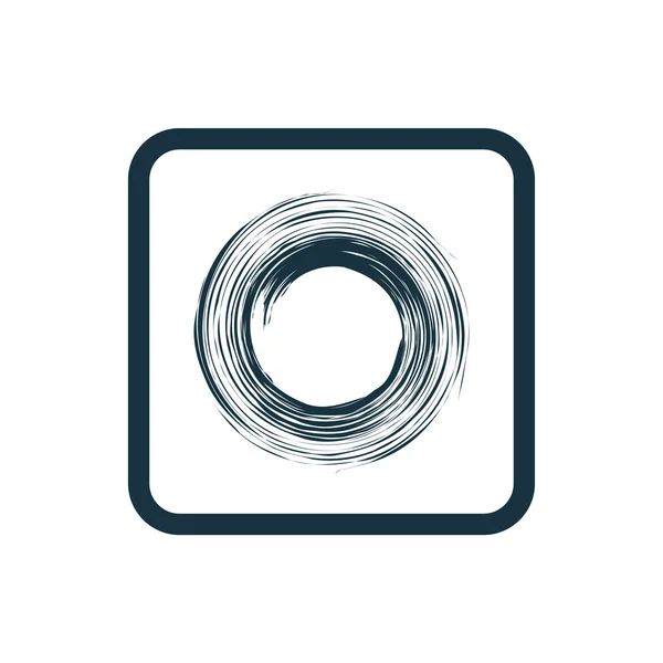Ícone círculo abstrato Quadrados arredondados butto — Vetor de Stock