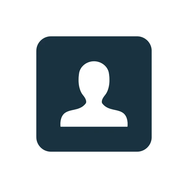 Profile icon Rounded squares butto Vector Graphics