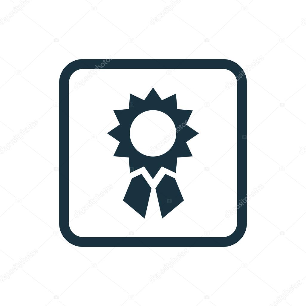 Achievement Icon Rounded Squares Button Vector Image By C Rashad Ashurov Vector Stock