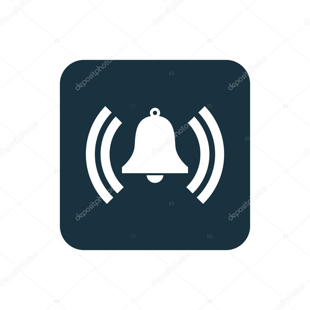 bell icon Rounded squares butto