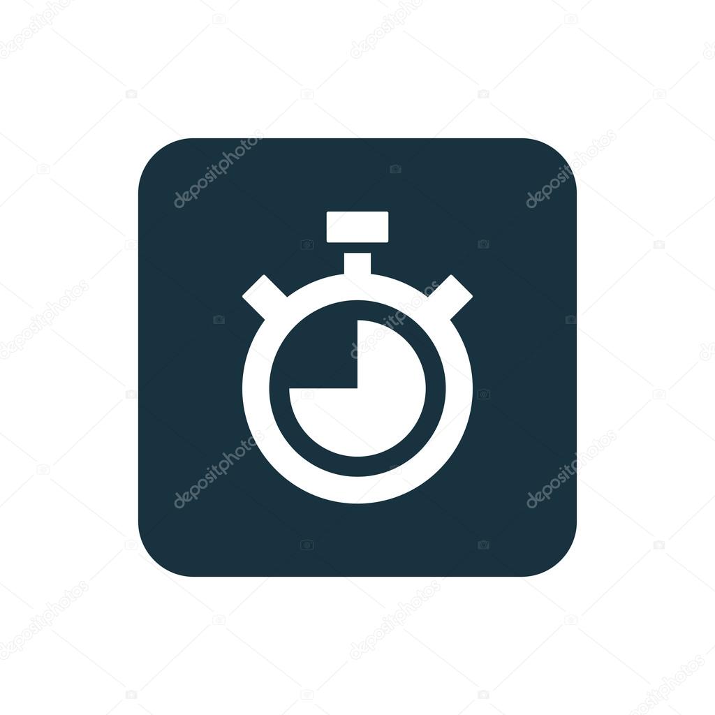 timer icon Rounded squares butto