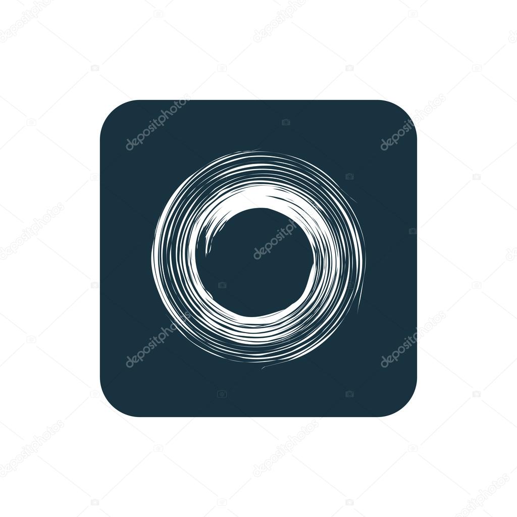 abstract circle icon Rounded squares butto
