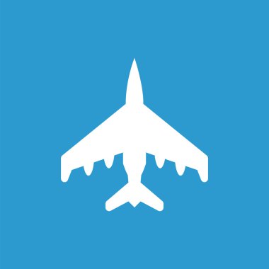 savaşçı anahat simgesini, izole, mavi adam üzerinde beyaz