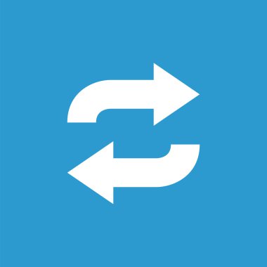 otomatik anahat simgesini, izole, beyaz mavi adam üzerinde oynamak