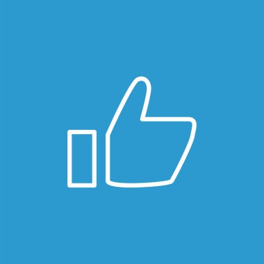 Anahat simgesini, izole, mavi adam üzerinde beyaz ok