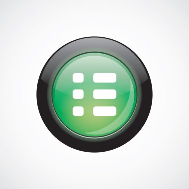 cam işareti simgesi yeşil parlak düğmesi listesi