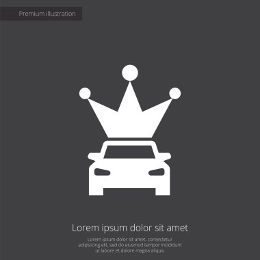 Araba taç sigorta primi şekil kutsal kişilerin resmi