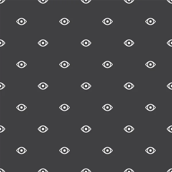 Eye, vector seamless pattern — Stock Vector
