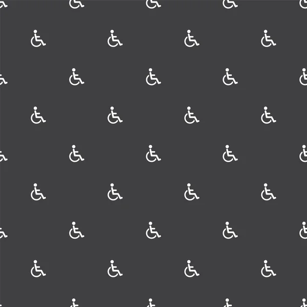 Handicap, vector naadloze patroon — Stockvector