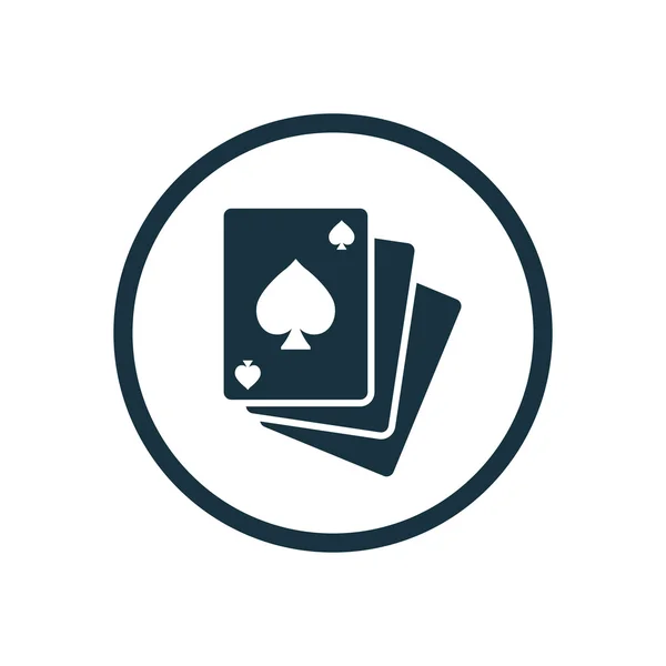 Icône de poker — Image vectorielle