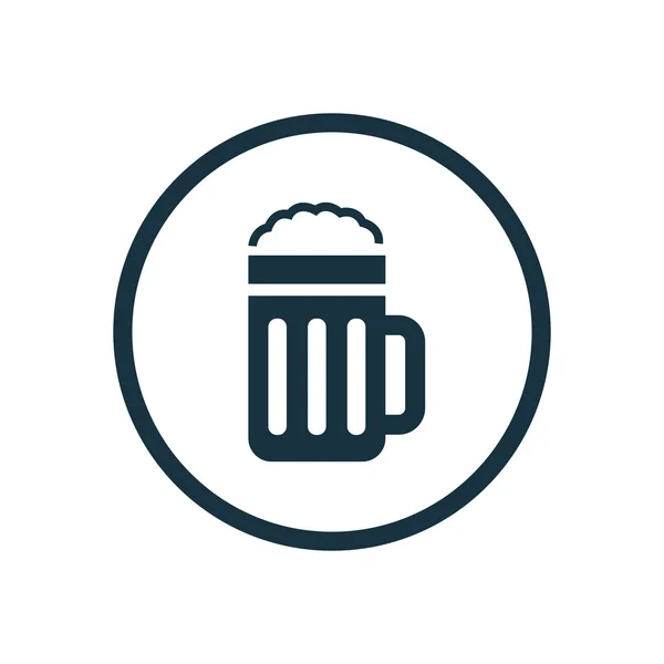Icono de vaso de cerveza — Archivo Imágenes Vectoriales