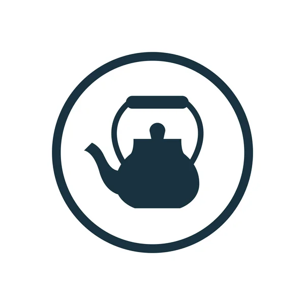 Čajník ikona — Stockový vektor
