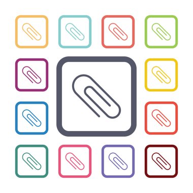 küçük düz Icons set