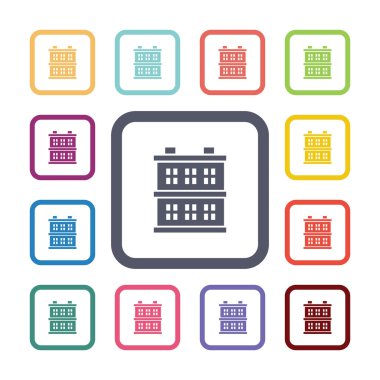 Bina düz simgeler kümesi