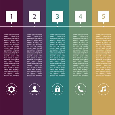 zaman çizelgesi illüstrasyon