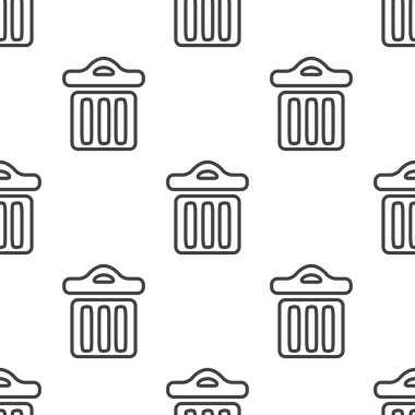 çöp kutusu, vektör seamless modeli