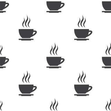 Cap çay, vektör seamless modeli