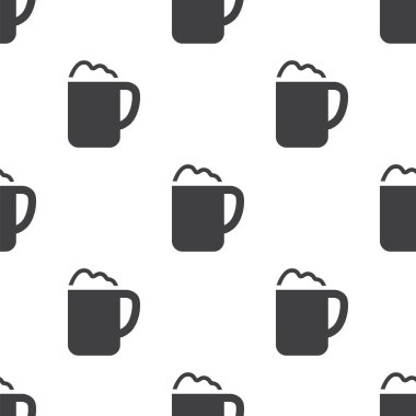 kapuçino, vektör seamless modeli