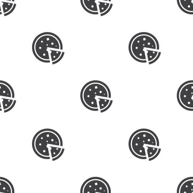 Pizza, vektör seamless modeli