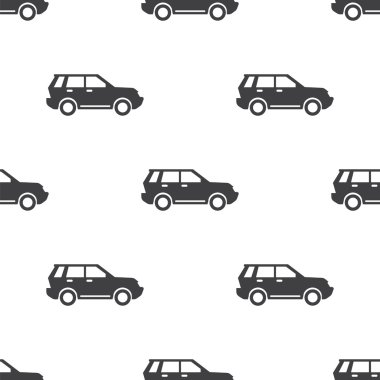SUV, vektör seamless modeli