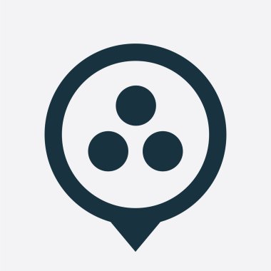 daire diyagram simgesi harita PIN