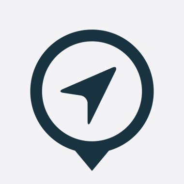 ok işaretçi simgesi harita PIN