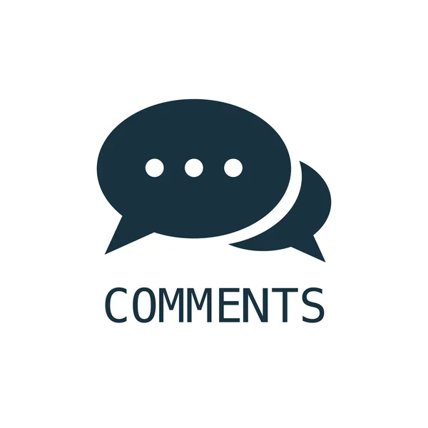 Comments icon — Stock Vector