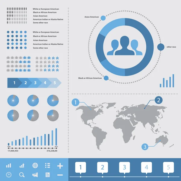 Analytics infographi — Stockvector