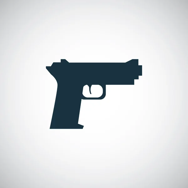 Icono de pistola — Vector de stock