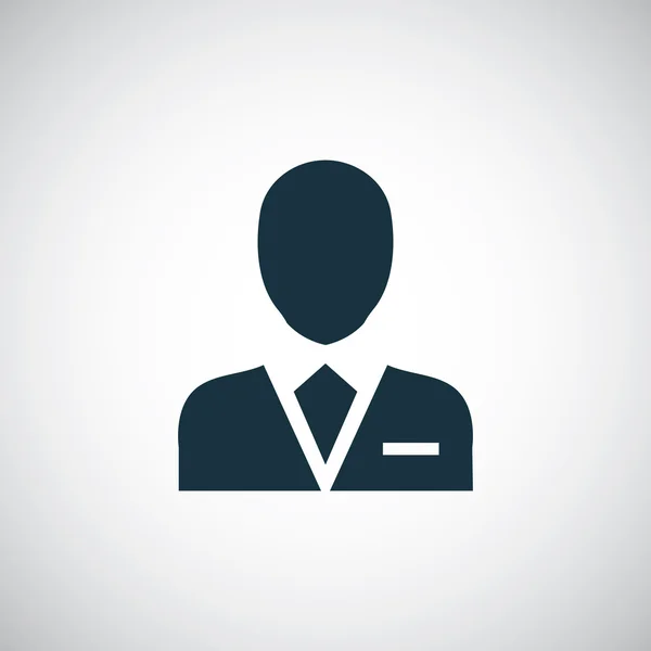 Obchodní avatar ikona — Stockový vektor