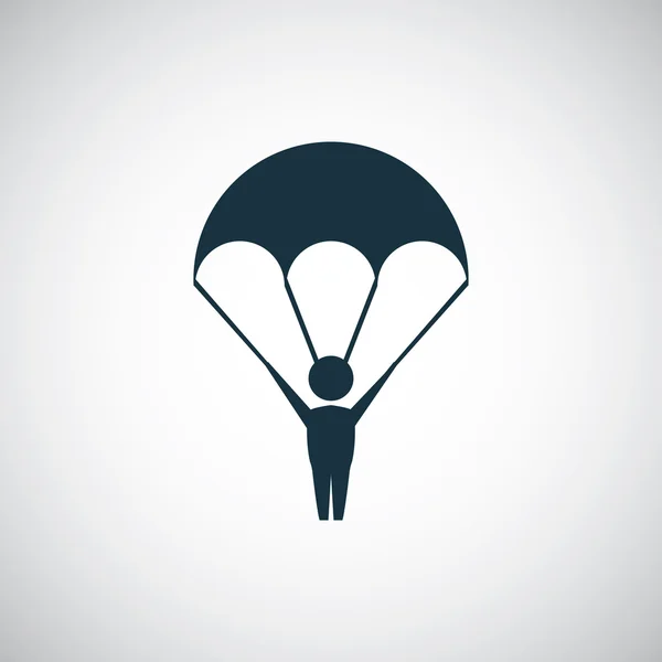 Icône parachutiste — Image vectorielle