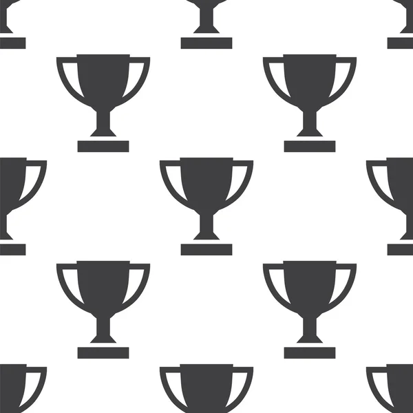 Кубок переможця, векторний безшовний візерунок — стоковий вектор