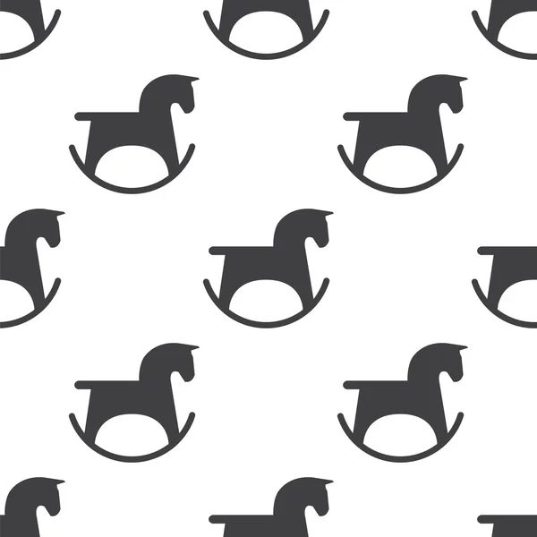 Hest legetøj, vektor sømløse mønster – Stock-vektor