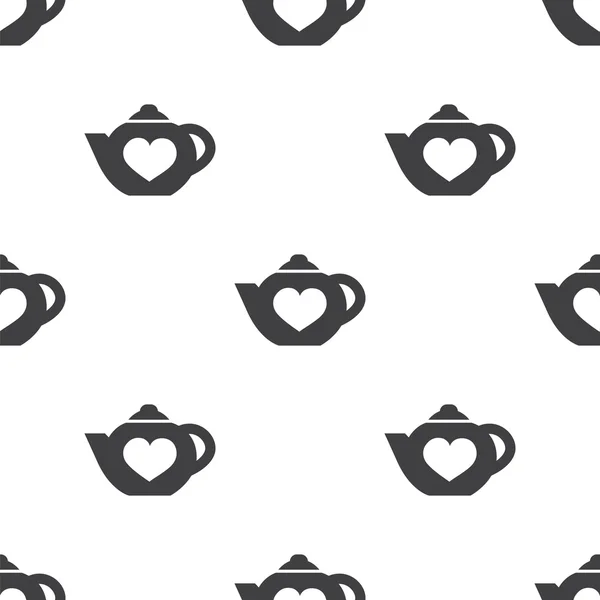 茶壶，矢量无缝模式 — 图库矢量图片