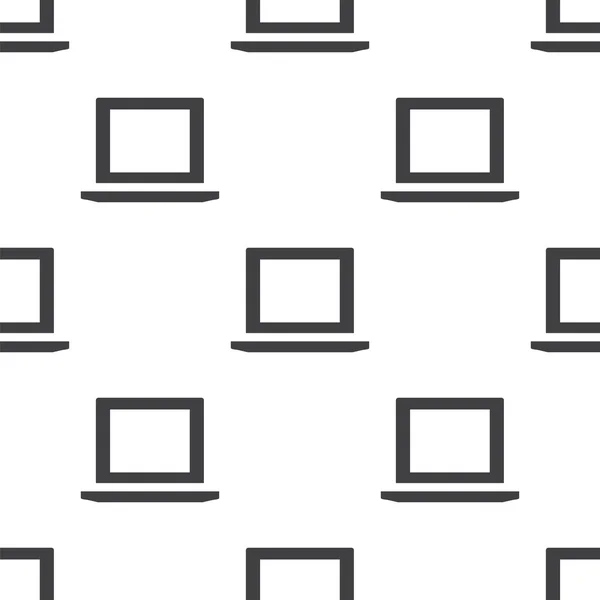Laptop, vector seamless pattern — Stock Vector