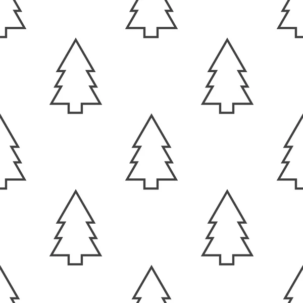 Sapin, motif vectoriel sans couture — Image vectorielle