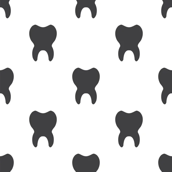 Tooth, vector seamless pattern — Stock Vector