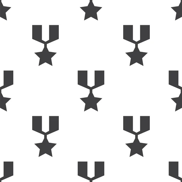 Medalha de guerra, padrão sem emenda vetorial — Vetor de Stock