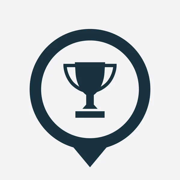 kazanan Kupası simge harita PIN