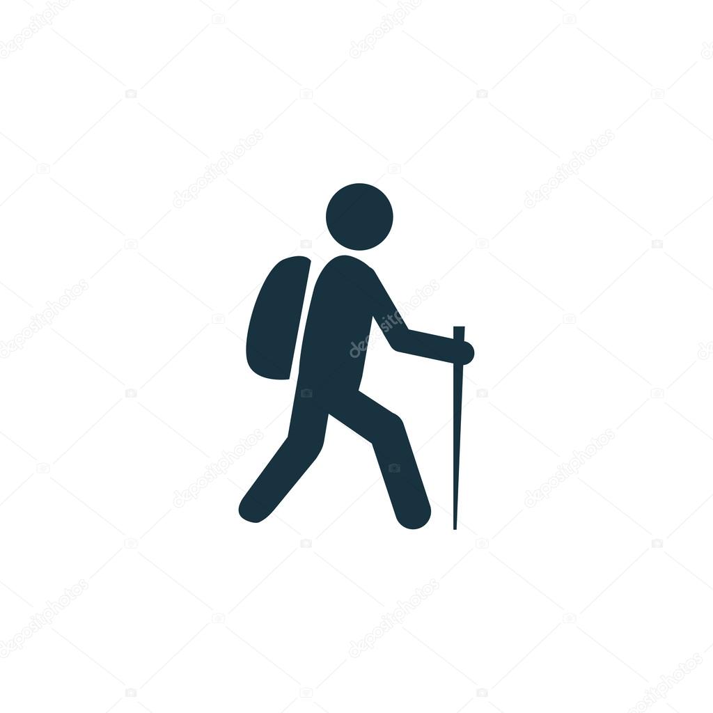 hiking icon